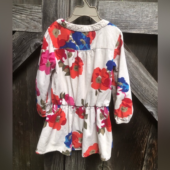 Girls Floral Corduroy Dress Size 3! 🌻 - Picture 3 of 7